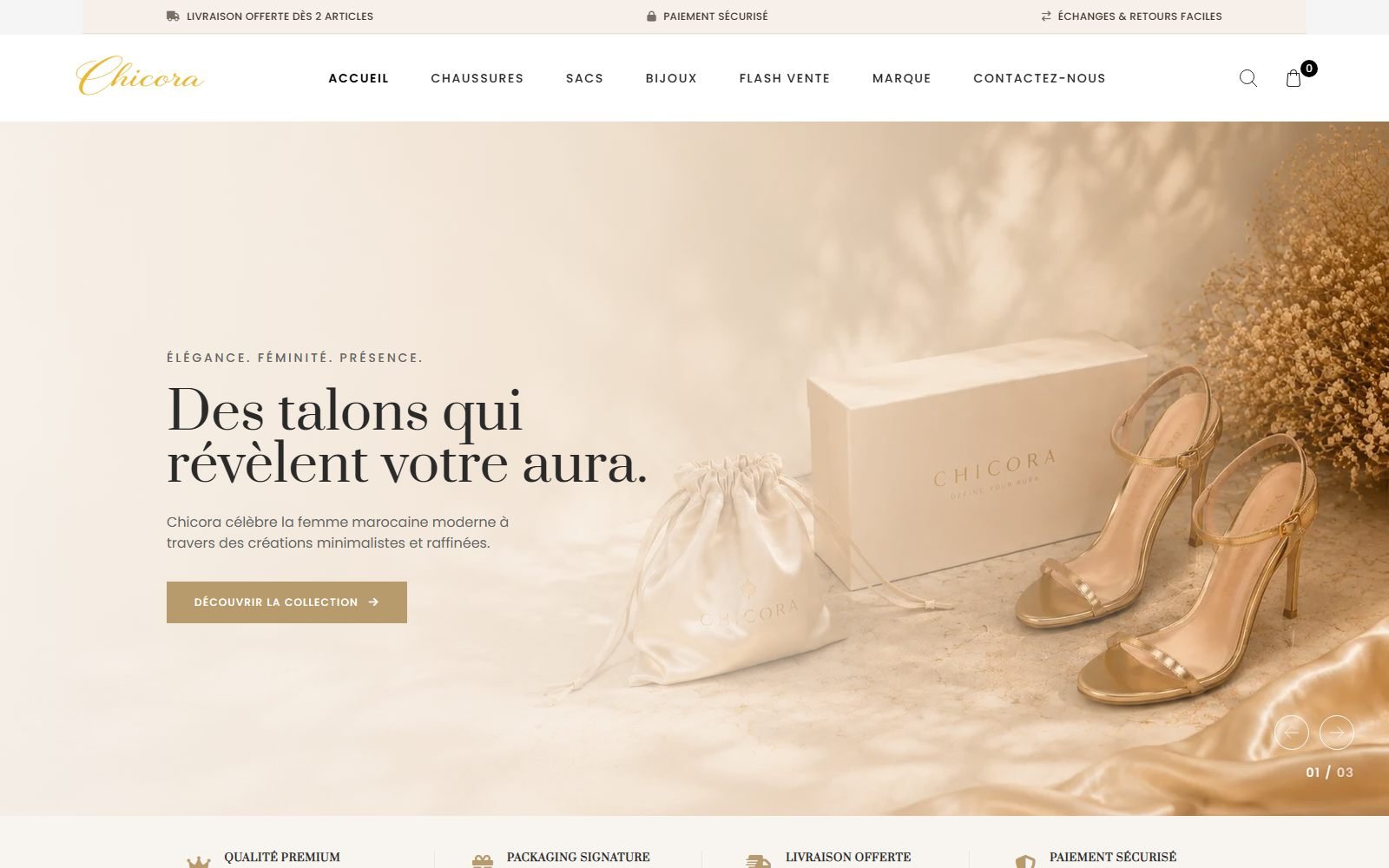 Chicora Collection — E-commerce & Branding project by Issam Elhadj