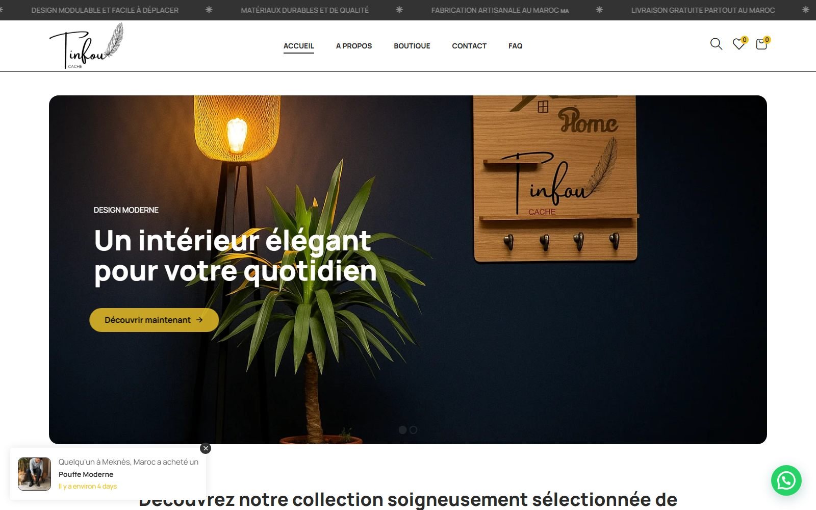 Tinfou Cache — E-commerce & Branding project by Issam Elhadj